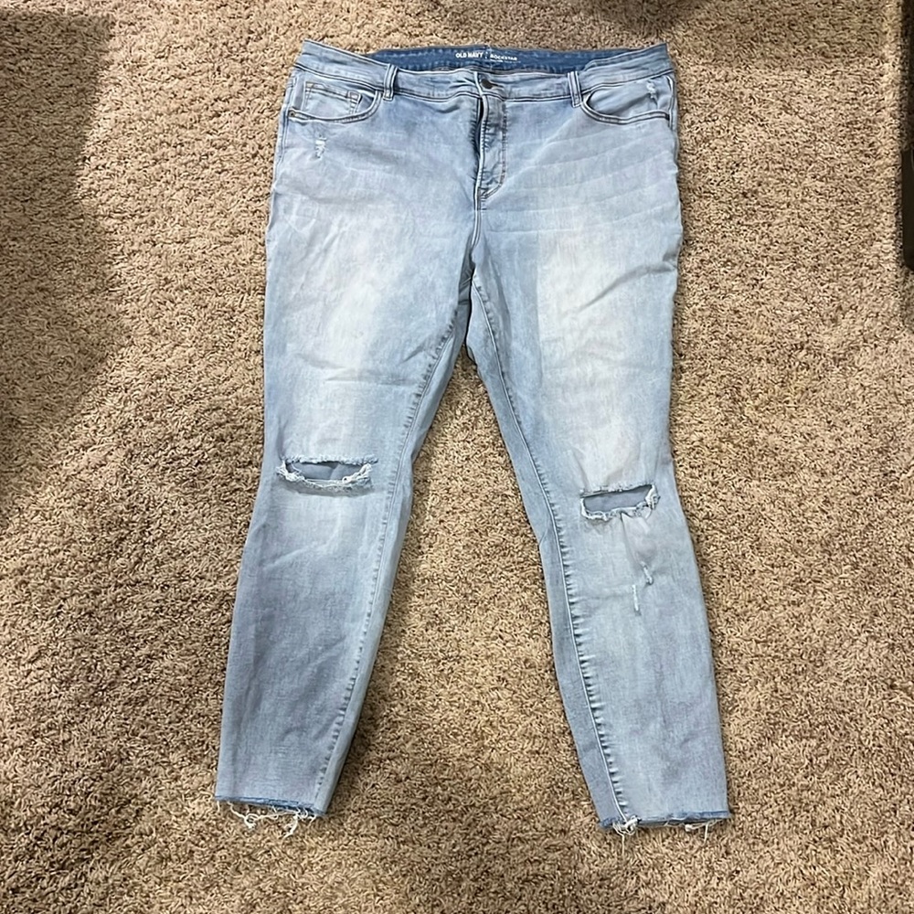 Old Navy distressed Rockstar Jeans
